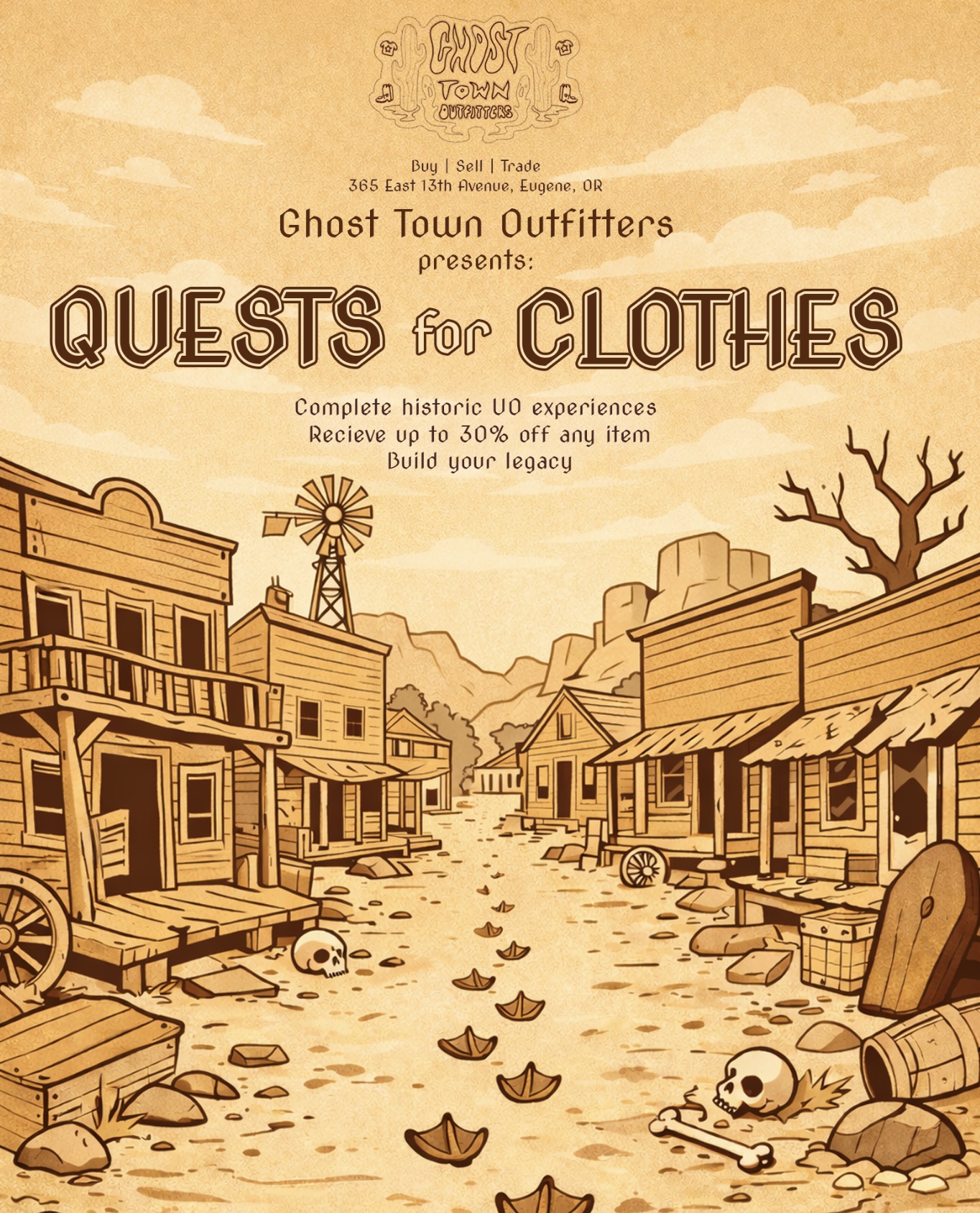 Ghost Town Outfitters flyer image